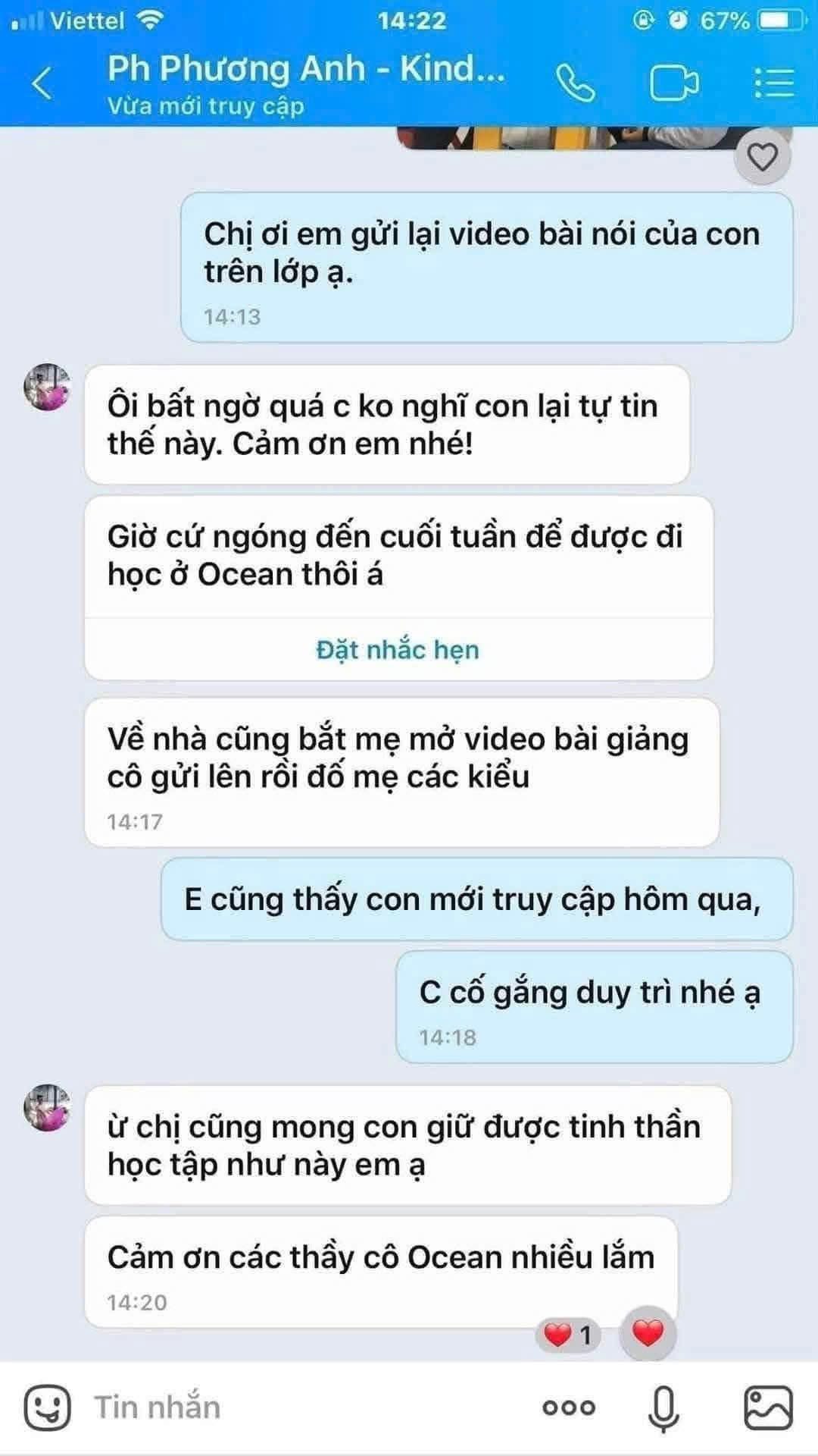 Phản hồi của PH Phương Anh